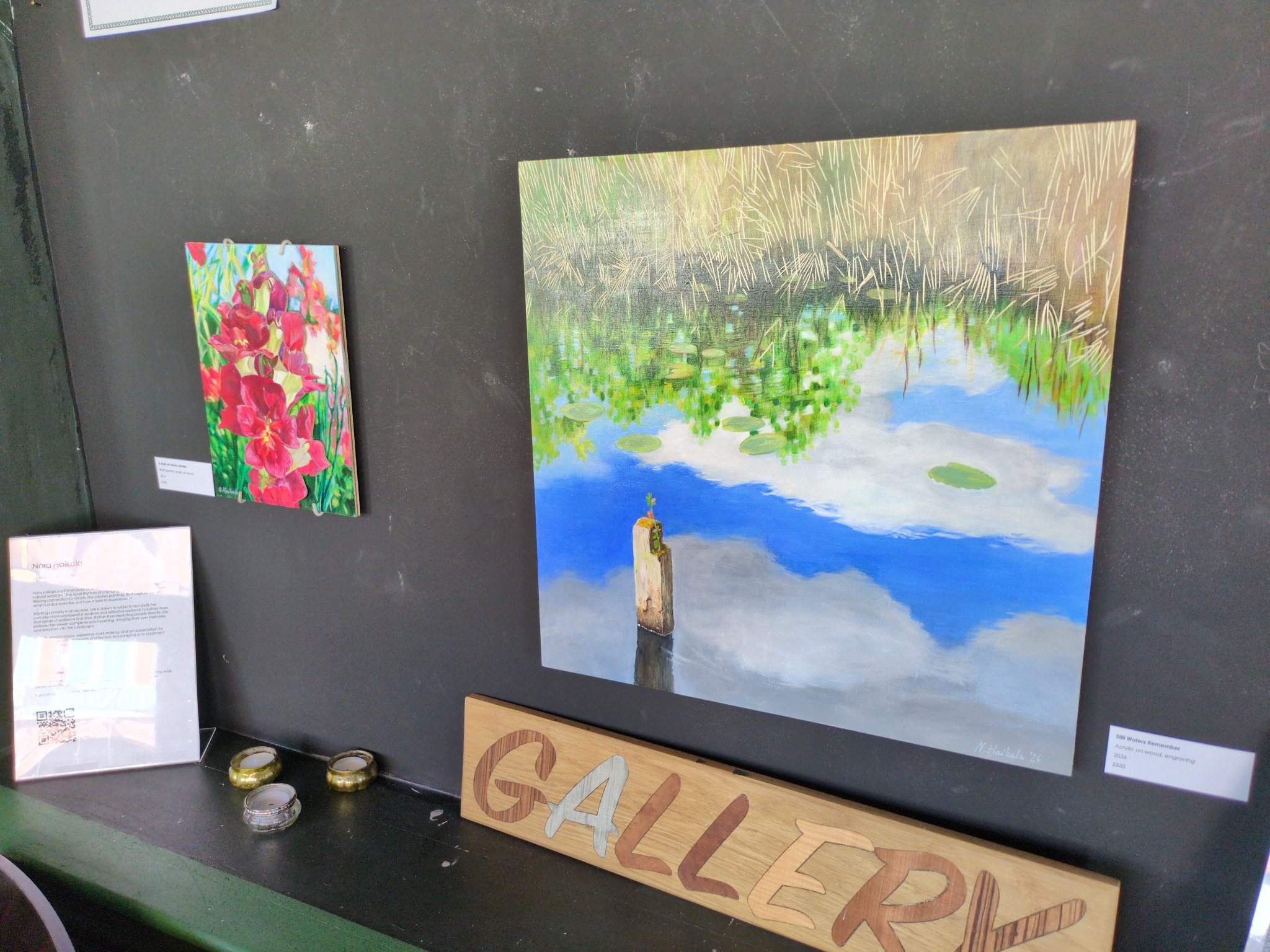 Paintings from the Reflections exhibition
